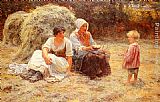 Frederick Morgan Canvas Paintings - Midday Rest